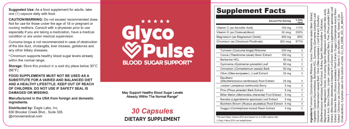 GlycoPulse Supplement Facts
